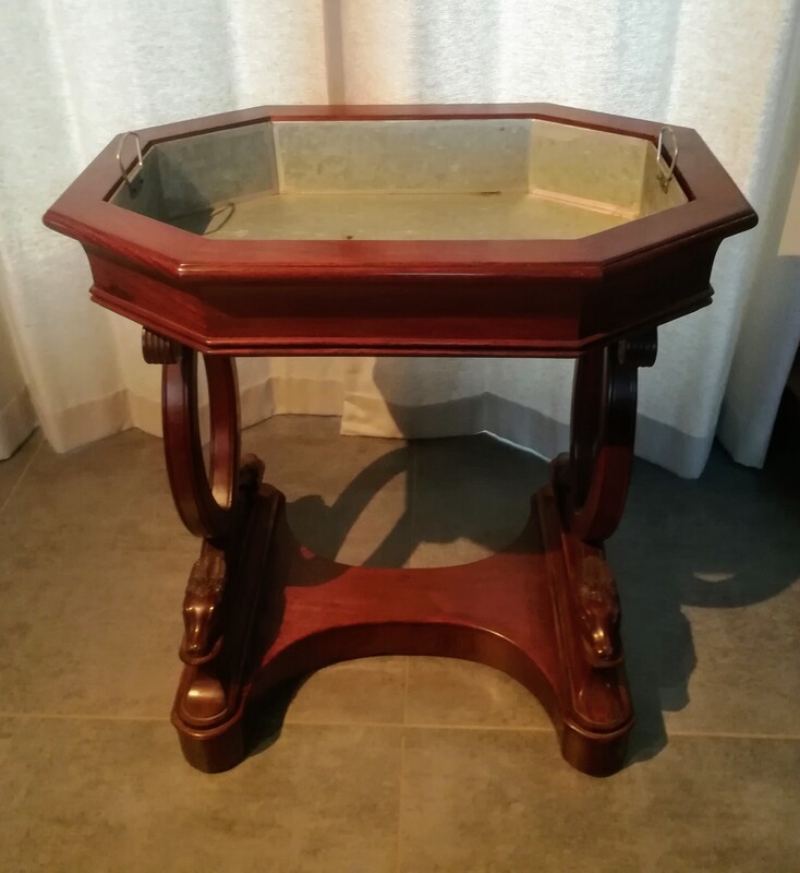 Mahogany Empire style planter